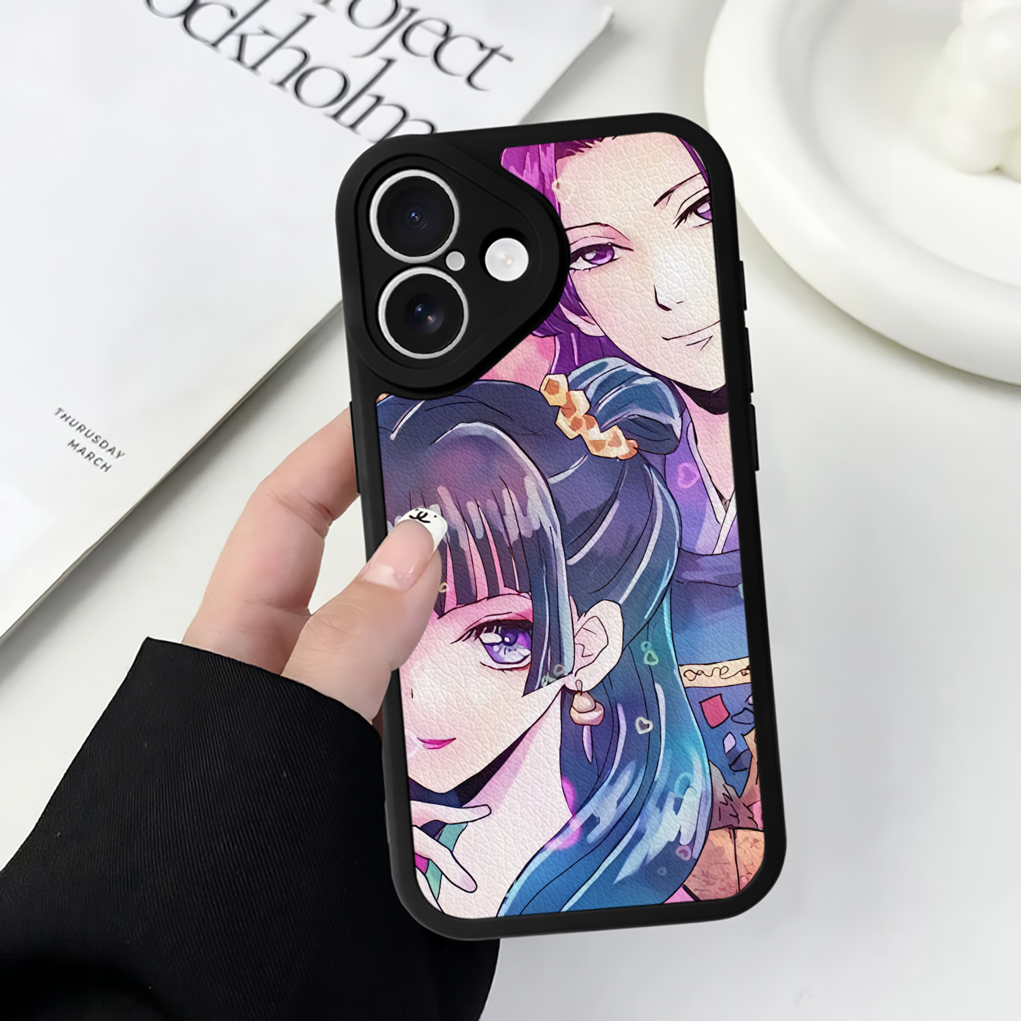 薬屋のひとりごと The Apothecary Diaries 【iPhone 16シリーズ対応】シリコンスマホケース（レザー調） 材質：シリコン